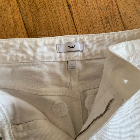 TNA Greenwich Pant in White - Picture 4 of 5